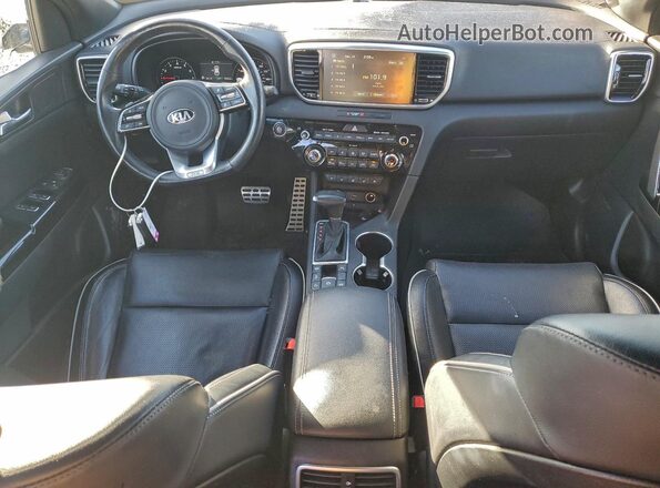 KNDPRCA68M7849816 2021 KIA SPORTAGE Silver Вид панелі приладів