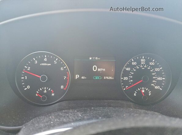 KNDPRCA68M7849816 2021 KIA SPORTAGE Silver Вид щитка приладів