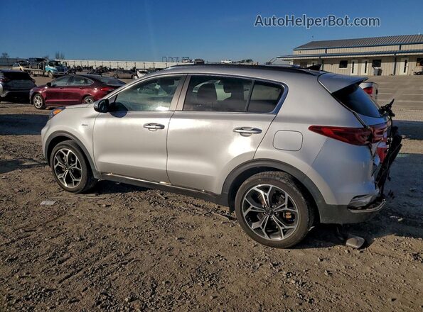 KNDPRCA68M7849816 2021 KIA SPORTAGE Silver Задня ліва чверть