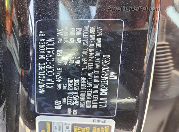 KNDPU3AF4P7042650 2023 KIA SPORTAGE Black 