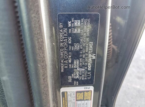 KNDPU3AF8P7133453 2023 KIA SPORTAGE Gray 