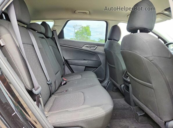 KNDPU3DF2R7265008 2024 KIA SPORTAGE Black Widok tylnych siedzeń