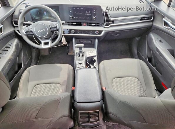KNDPU3DF2R7265008 2024 KIA SPORTAGE Black Widok deski rozdzielczej