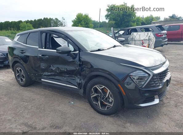 KNDPU3DF8S7371615 2025 KIA SPORTAGE Black Widok z przodu