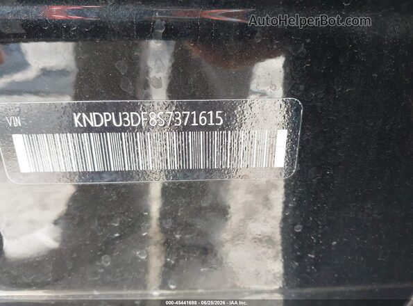 KNDPU3DF8S7371615 2025 KIA SPORTAGE Black Widok komory silnika