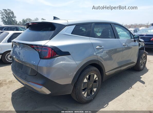 KNDPU3DG3T7352450 2026 KIA SPORTAGE HYBRID Silver Задня права чверть