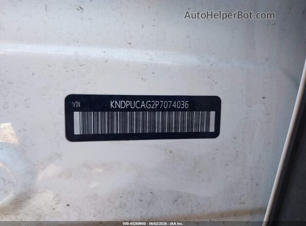 KNDPUCAG2P7074036 2023 KIA SPORTAGE HYBRID White Շարժիչի բաժամունքի տեսք