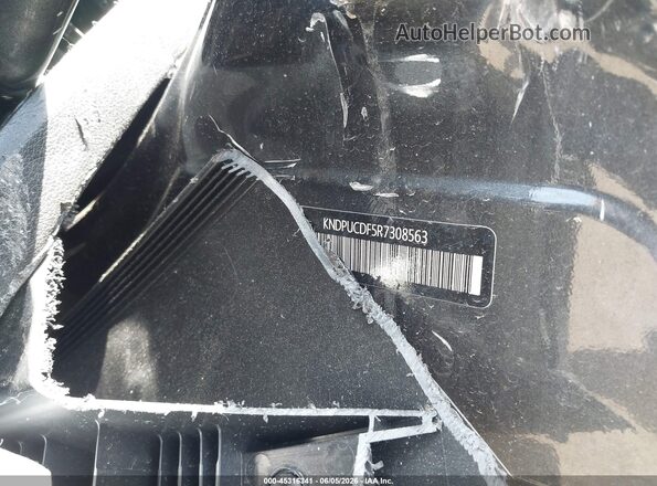KNDPUCDF5R7308563 2024 KIA SPORTAGE Black Vista del compartimento del motor