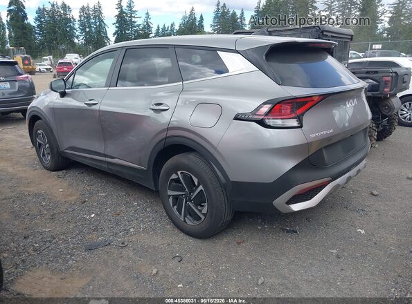 KNDPUCDG1S7236601 2025 KIA SPORTAGE HYBRID Gray Задня ліва чверть