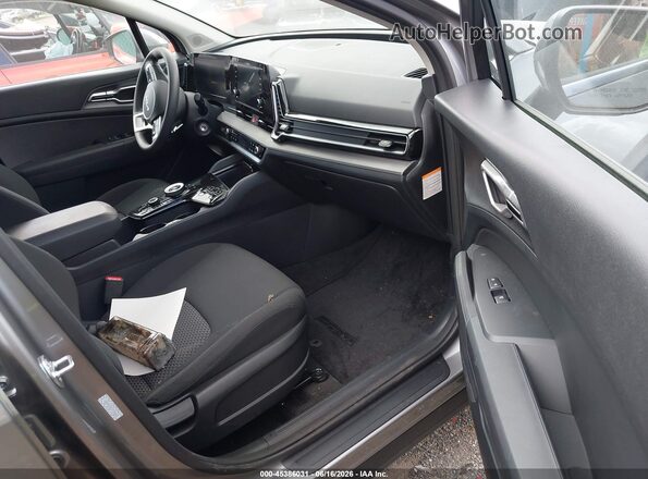 KNDPUCDG1S7236601 2025 KIA SPORTAGE HYBRID Gray Вид салону спереду