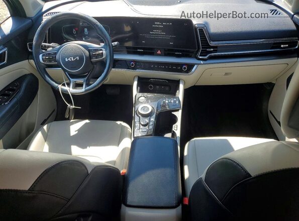 KNDPVCAG6P7025385 2023 KIA SPORTAGE Blue Vista del salpicadero