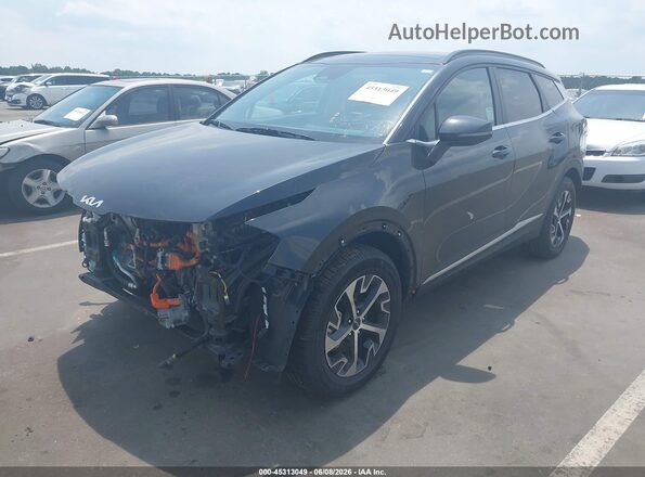 KNDPVCAG7P7029767 2023 KIA SPORTAGE HYBRID Black წინა მარცხენა ხედი სამი მეოთხედიდან