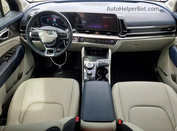 KNDPVCDG0S7189493 2025 KIA SPORTAGE Blue Widok deski rozdzielczej