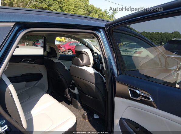 KNDPVCDG1S7217687 2025 KIA SPORTAGE HYBRID Dark Blue VIN კოდის სტიკერის ხედი