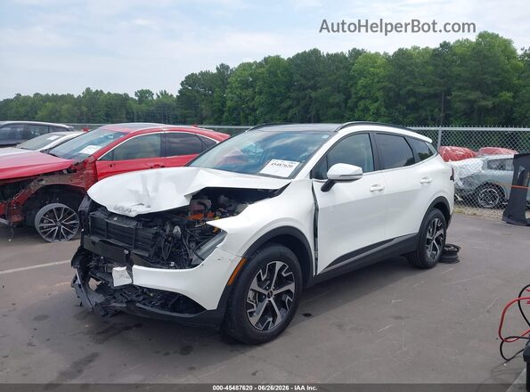 KNDPVCDG4R7148553 2024 KIA SPORTAGE HYBRID White Vista tres cuartos delantera izquierda