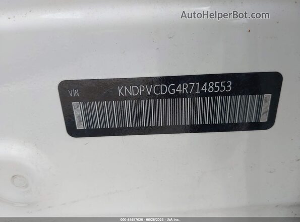 KNDPVCDG4R7148553 2024 KIA SPORTAGE HYBRID White Vista del compartimento del motor