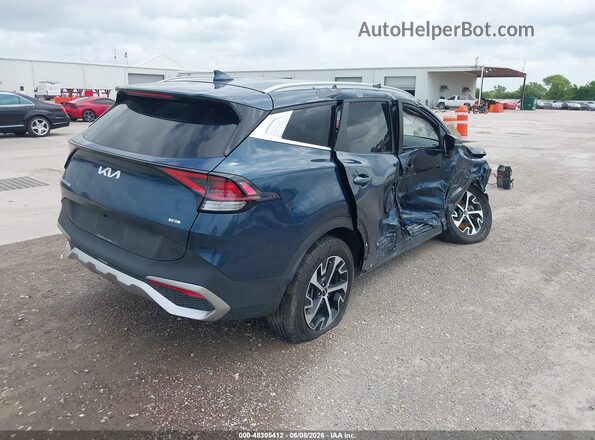 KNDPVCDG6S7216891 2025 KIA SPORTAGE HYBRID Blue Задня права чверть