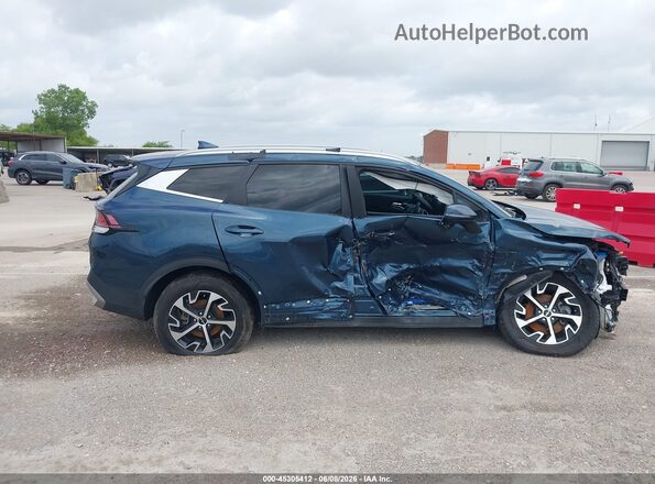 KNDPVCDG6S7216891 2025 KIA SPORTAGE HYBRID Blue Вид задньої частини салону