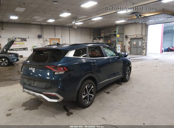 KNDPVCDG9S7211930 2025 KIA SPORTAGE HYBRID Синий Задняя правая четверть