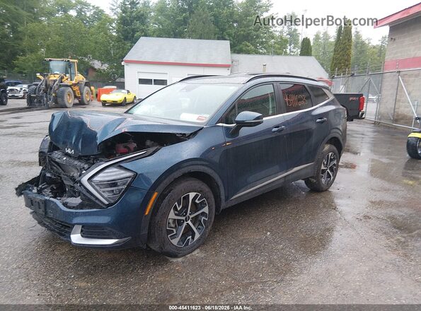 KNDPVCDG9S7211930 2025 KIA SPORTAGE HYBRID Синий Передняя левая четверть
