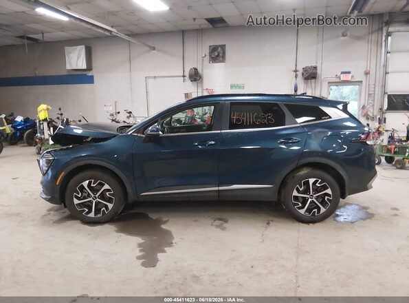 KNDPVCDG9S7211930 2025 KIA SPORTAGE HYBRID Синий Панорамный вид салона 360°