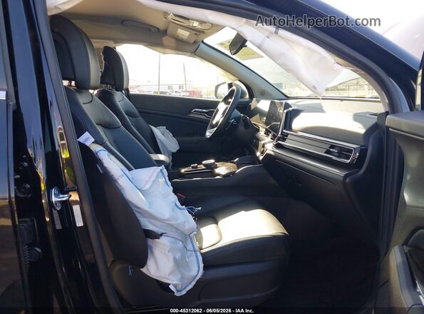 KNDPVCDG9S7245866 2025 KIA SPORTAGE HYBRID Black Front interior view