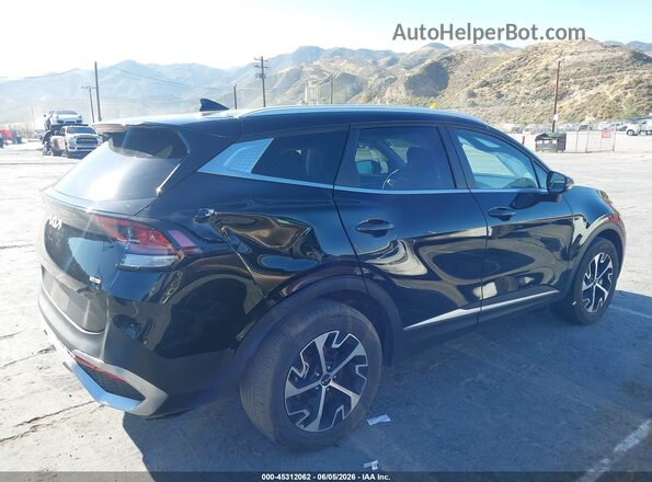 KNDPVCDG9S7245866 2025 KIA SPORTAGE HYBRID Black Rear interior view