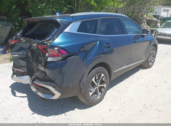 KNDPVCDGXS7195432 2025 KIA SPORTAGE HYBRID Dark Blue Задняя правая четверть