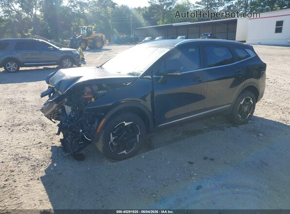 KNDPVDDG1T7333138 2026 KIA SPORTAGE HYBRID Black წინა მარცხენა ხედი სამი მეოთხედიდან