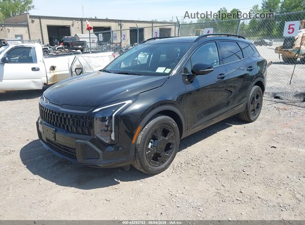 KNDPVDDG1T7383862 2026 KIA SPORTAGE HYBRID Black წინა მარცხენა ხედი სამი მეოთხედიდან