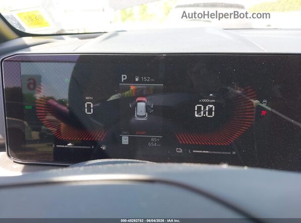 KNDPVDDG1T7383862 2026 KIA SPORTAGE HYBRID Black უკანა სავარძლების ხედი