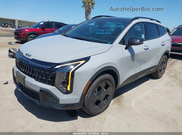 KNDPVDDG6T7338559 2026 KIA SPORTAGE HYBRID Gray Front left