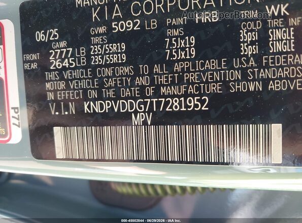 KNDPVDDG7T7281952 2026 KIA SPORTAGE HYBRID Blue Engine compartment view
