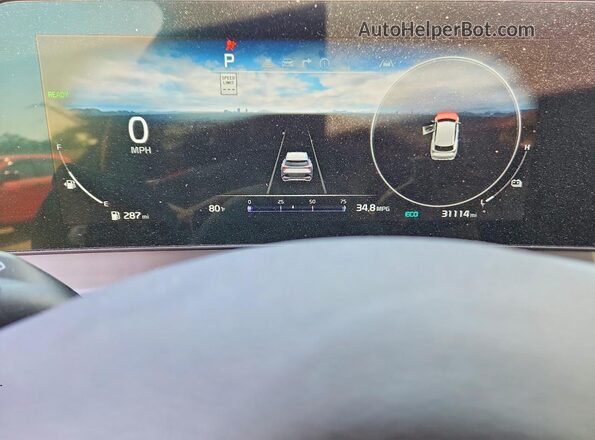 KNDPXCDG4R7131259 2024 KIA SPORTAGE Gray ხელსაწყოთა პანელის ხედი