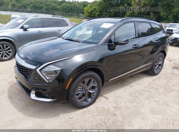 KNDPXCDG5S7253442 2025 KIA SPORTAGE HYBRID Черный Передняя левая четверть
