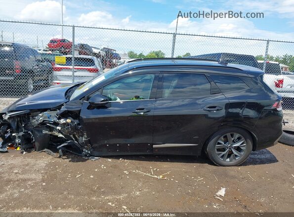KNDPXCDG7S7264300 2025 KIA SPORTAGE HYBRID Black Սալոնի 360 աստիճան տեսք