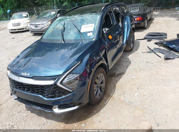 KNDPXCDG8S7225361 2025 KIA SPORTAGE HYBRID Синий Вид спереди