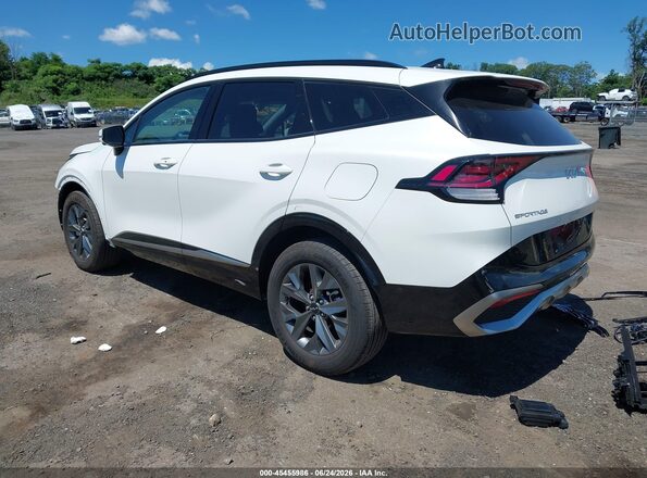 KNDPXCDGXS7176163 2025 KIA SPORTAGE HYBRID Белый Задняя левая четверть