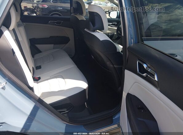 KNDPXDDG4T7324329 2026 KIA SPORTAGE HYBRID Blue Widok naklejki z numerem VIN
