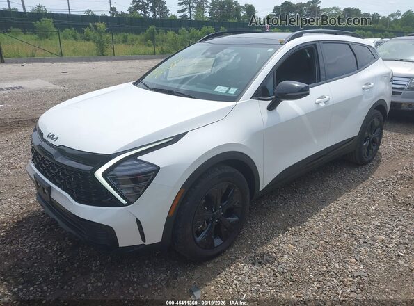 KNDPYDDH3S7191695 2025 KIA SPORTAGE PLUG-IN HYBRID White წინა მარცხენა ხედი სამი მეოთხედიდან