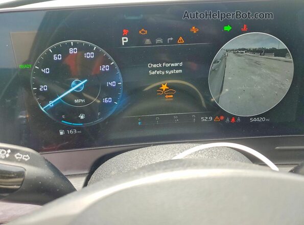 KNDPZDAH2P7086882 2023 KIA SPORTAGE Green ხელსაწყოთა პანელის ხედი
