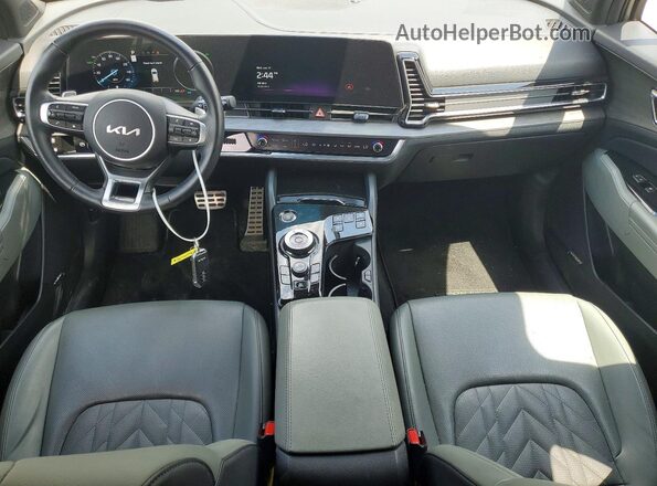 KNDPZDAH4P7075527 2023 KIA SPORTAGE Green Առջևի վահանակի տեսք