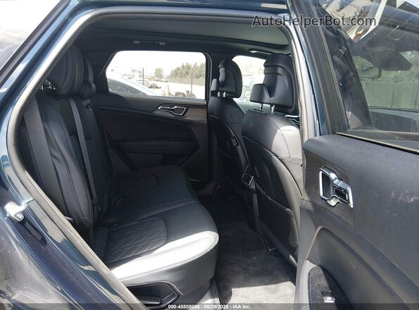 KNDPZDAH9P7105072 2023 KIA SPORTAGE PLUG-IN HYBRID Blue Vista de la etiqueta del VIN