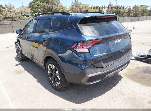 KNDPZDAH9P7105072 2023 KIA SPORTAGE PLUG-IN HYBRID Blue Trasero izquierdo