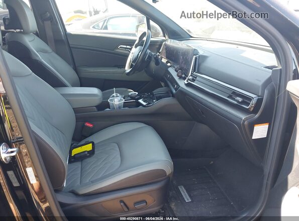 KNDPZDDH1S7248330 2025 KIA SPORTAGE PLUG-IN HYBRID Black Front interior view