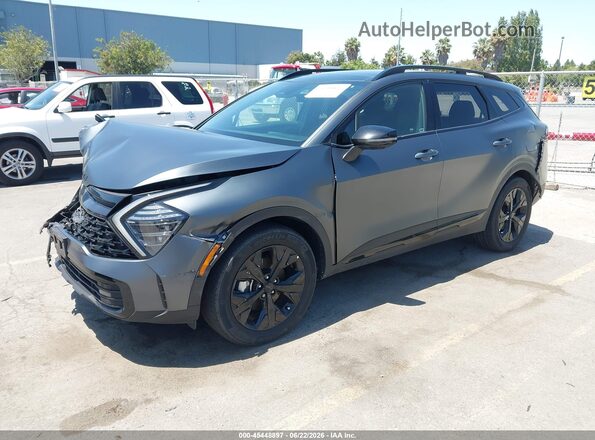 KNDPZDDH5S7228078 2025 KIA SPORTAGE PLUG-IN HYBRID Серый Передняя левая четверть