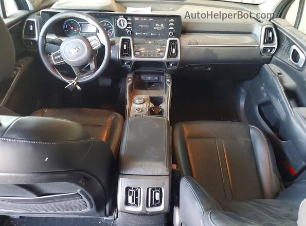 KNDRG4LG5M5059346 2021 KIA SORENTO Black წინა პანელის ხედი
