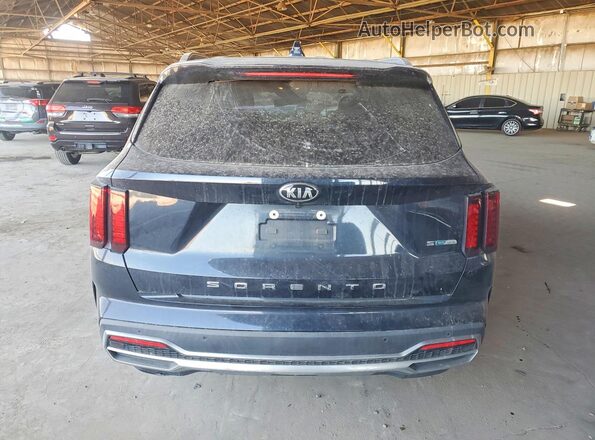 KNDRG4LG5M5059346 2021 KIA SORENTO Black უკანა ხედი