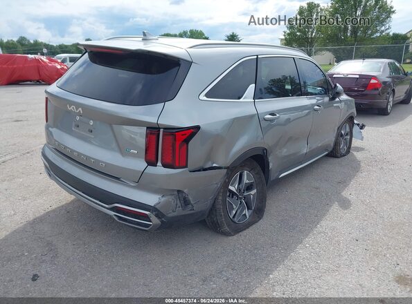 KNDRG4LGXN5102788 2022 KIA SORENTO HYBRID Gray Задня права чверть