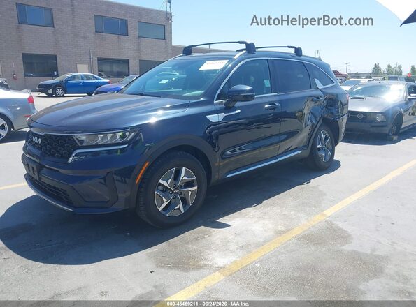 KNDRGDLG5N5124651 2022 KIA SORENTO HYBRID Dark Blue Передняя левая четверть